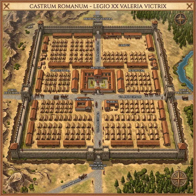 Detektion eines römischen Kastells mittels LiDAR DTM Technologie